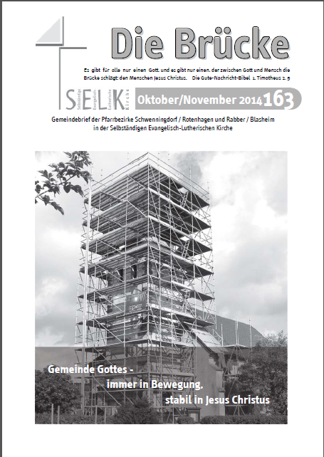 Gemeindebrief Oktober/November 2014