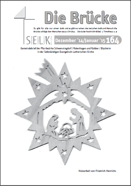 Gemeindebrief Dezember 2014 – Januar 2015
