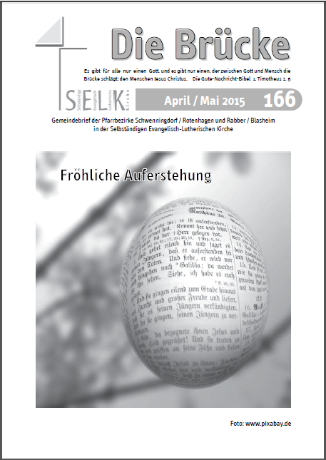 Gemeindebrief April/Mai 2015