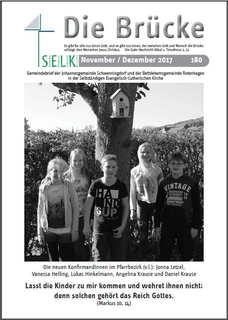 Gemeindebrief November/Dezember 2017