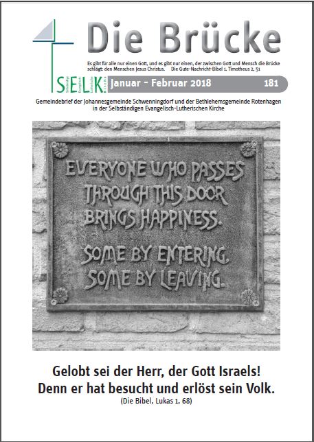 Gemeindebrief Dezember 2017 – Februar 2018