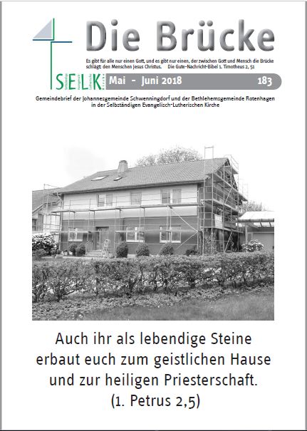 Gemeindebrief Mai/Juni 2018