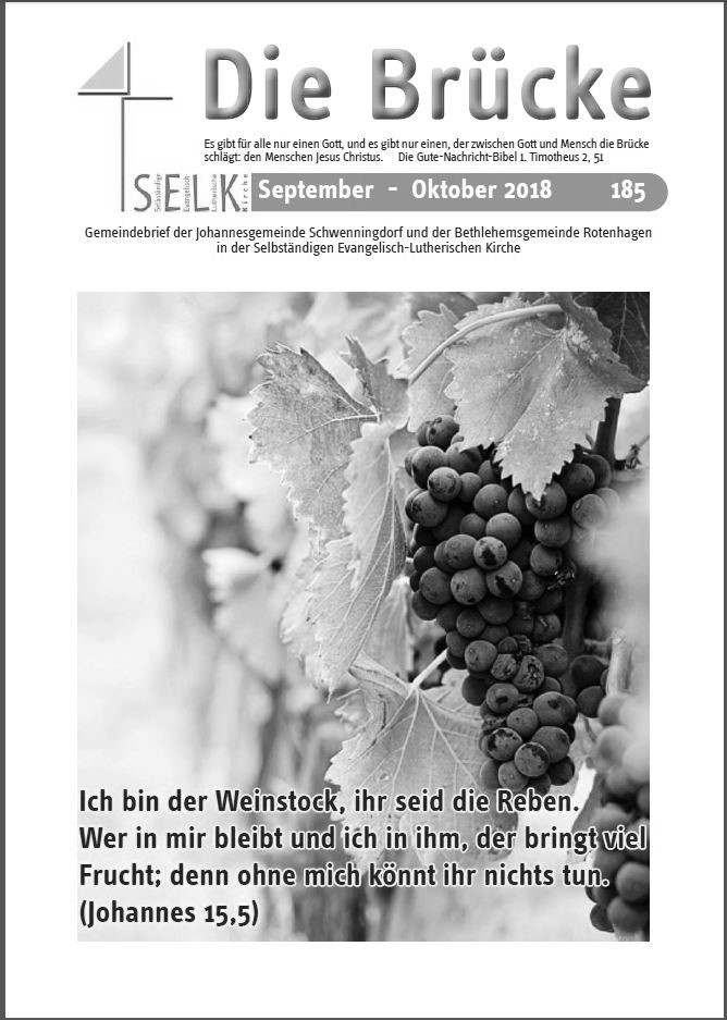 Gemeindebrief September-Oktober 2018