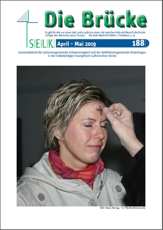 Gemeindebrief März/April 2019