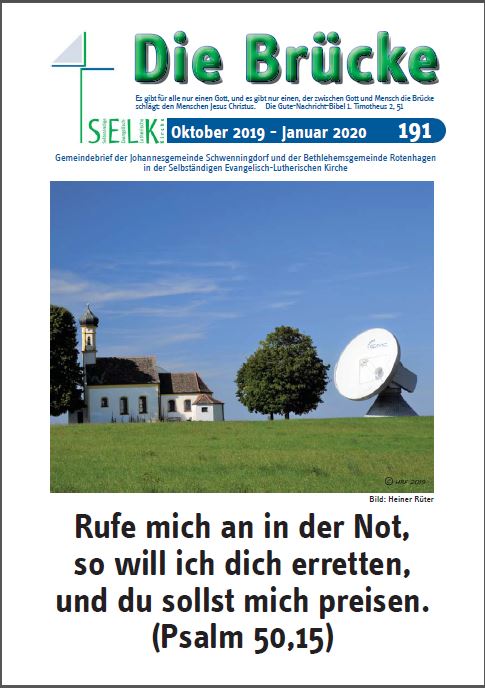 Gemeindebrief Oktober 2019 – Januar 2020
