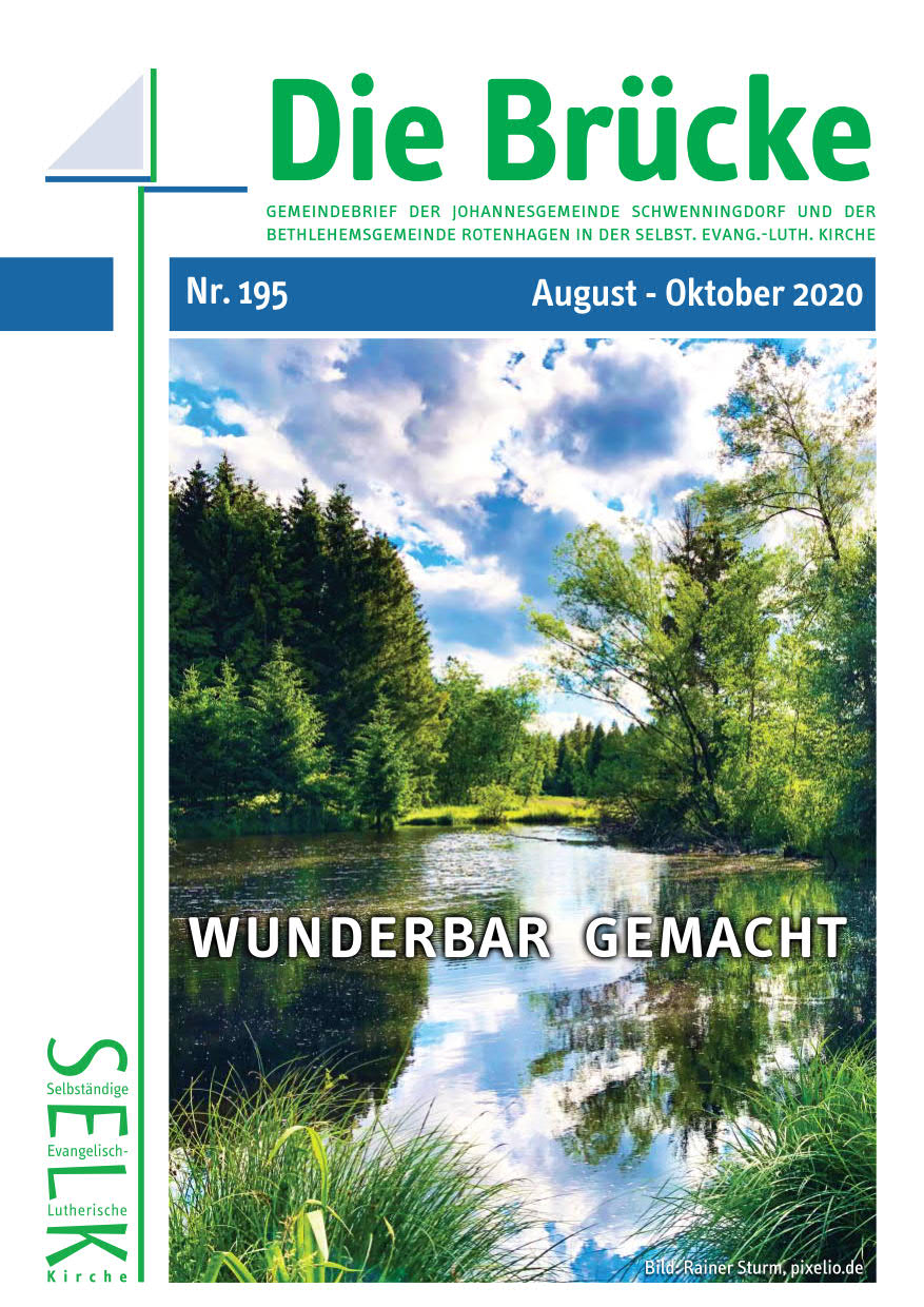 Gemeindebrief August-Oktober 2020
