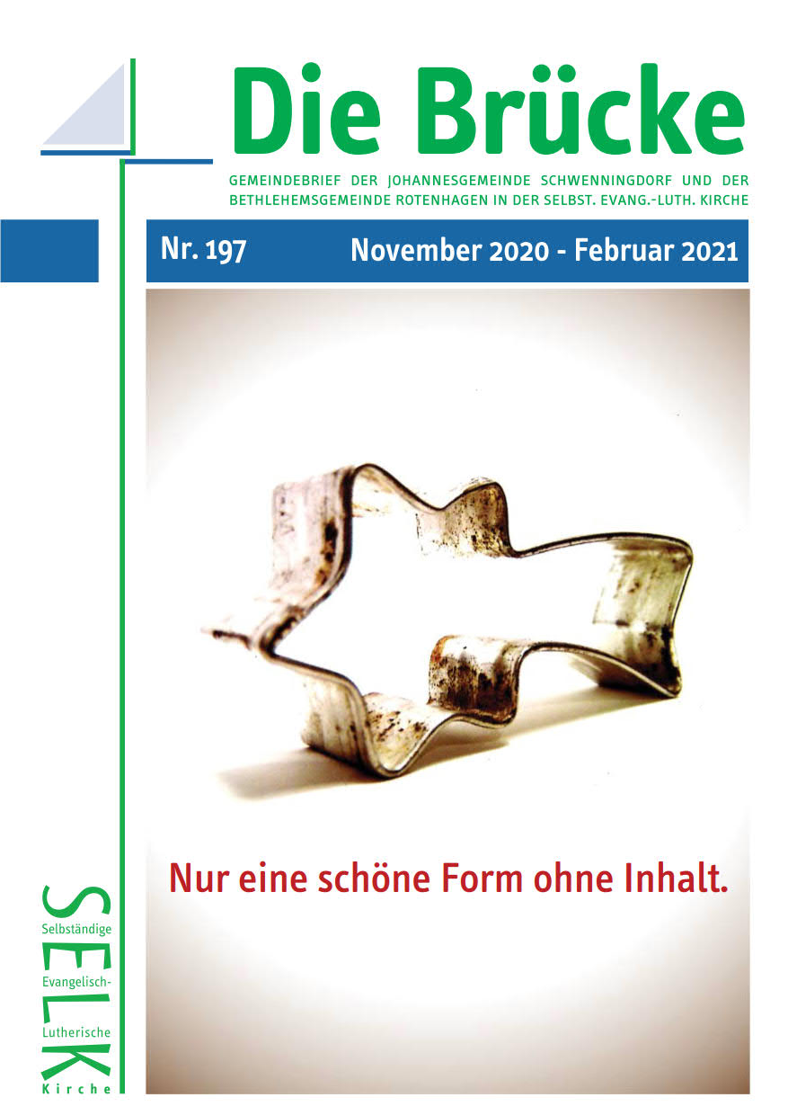 Gemeindebrief November 2020 – Februar 2021