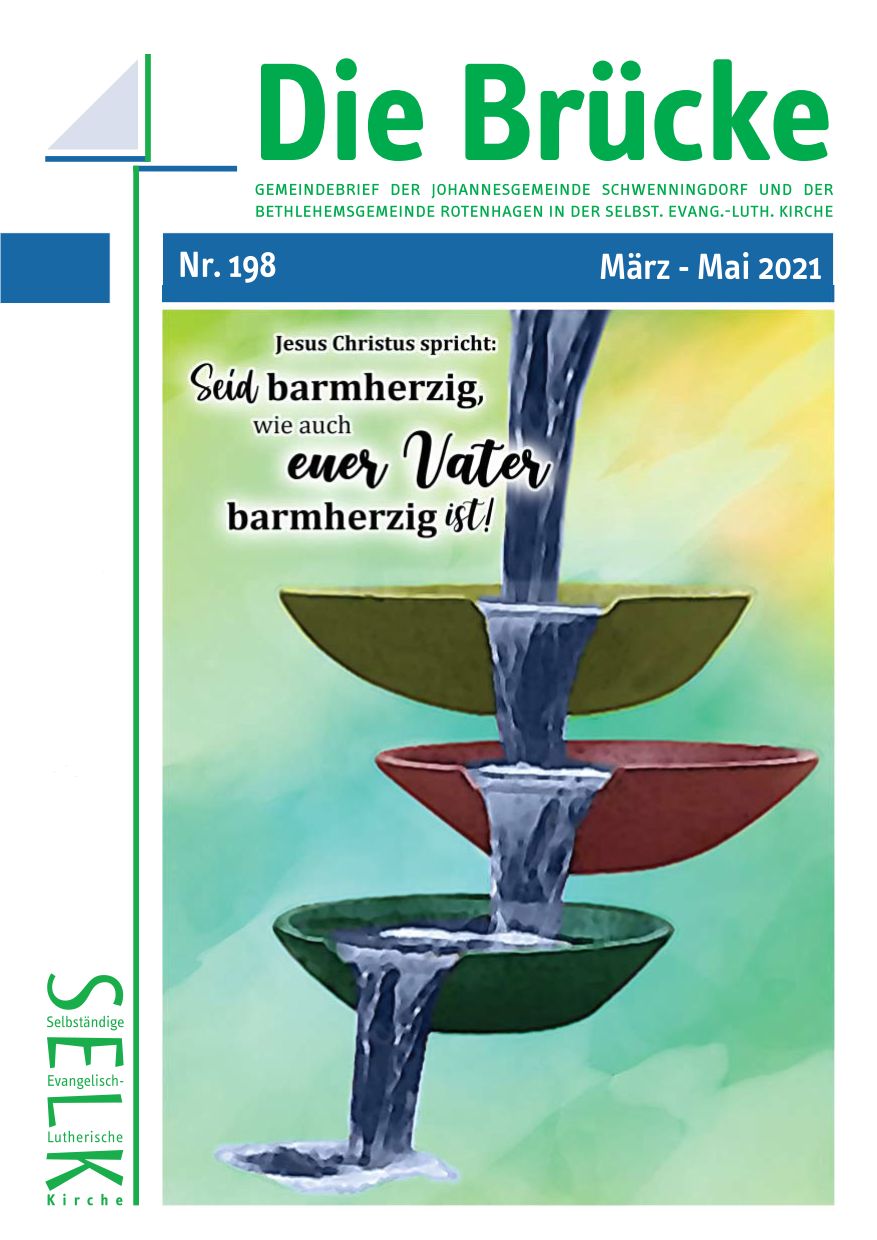 Gemeindebrief März – Mai 2021