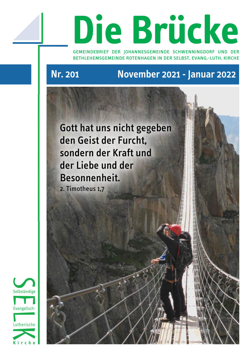 Gemeindebrief November 2021 – Januar 2022