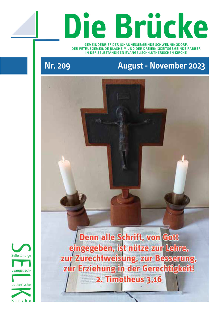 Gemeindebrief August – November 2023