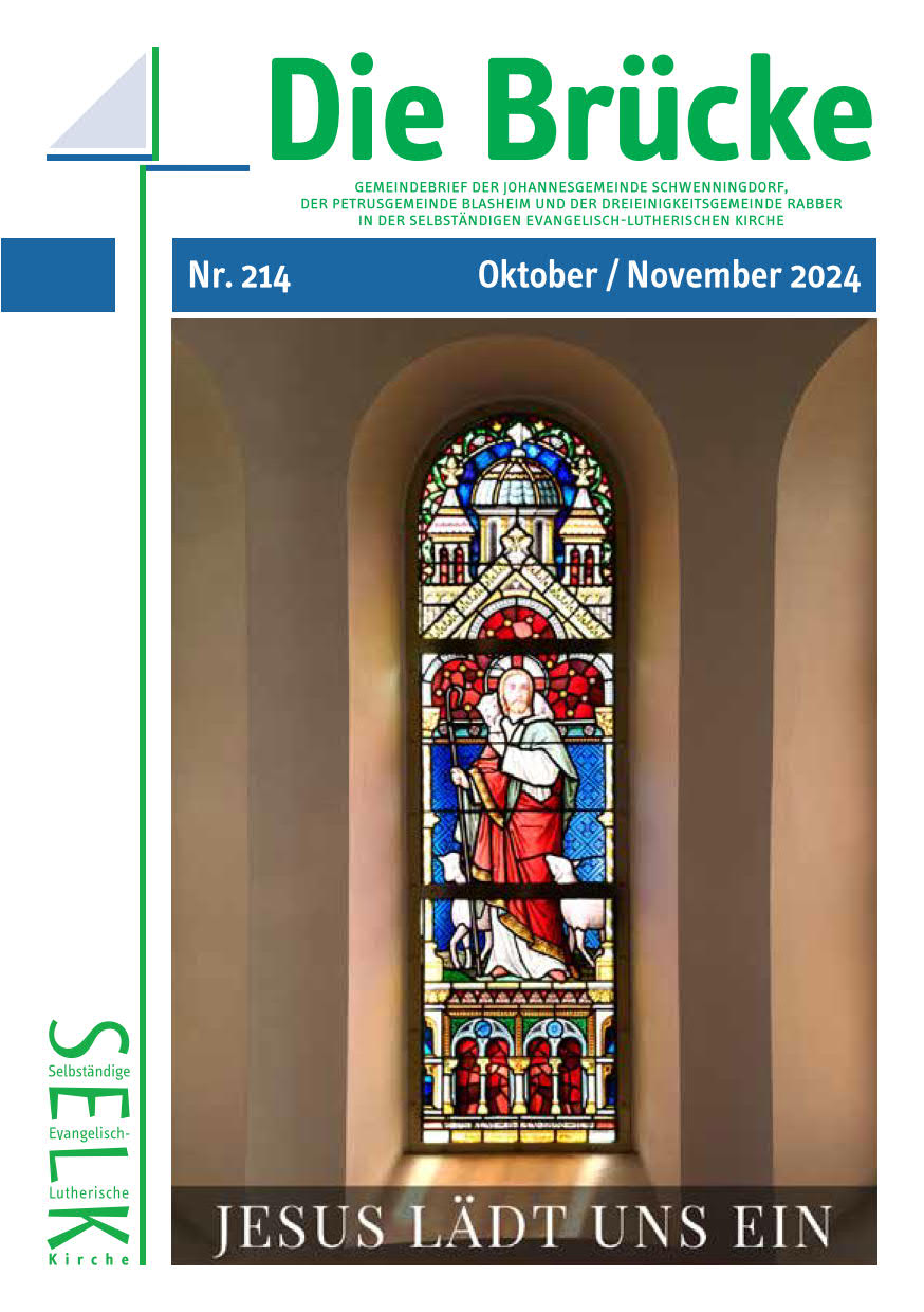 Gemeindebrief Oktober/November 2024