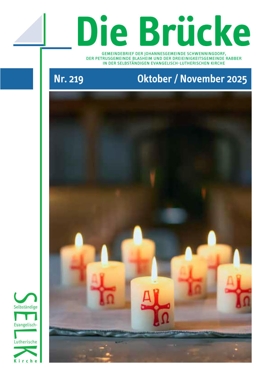 Gemeindebrief Oktober/November 2025