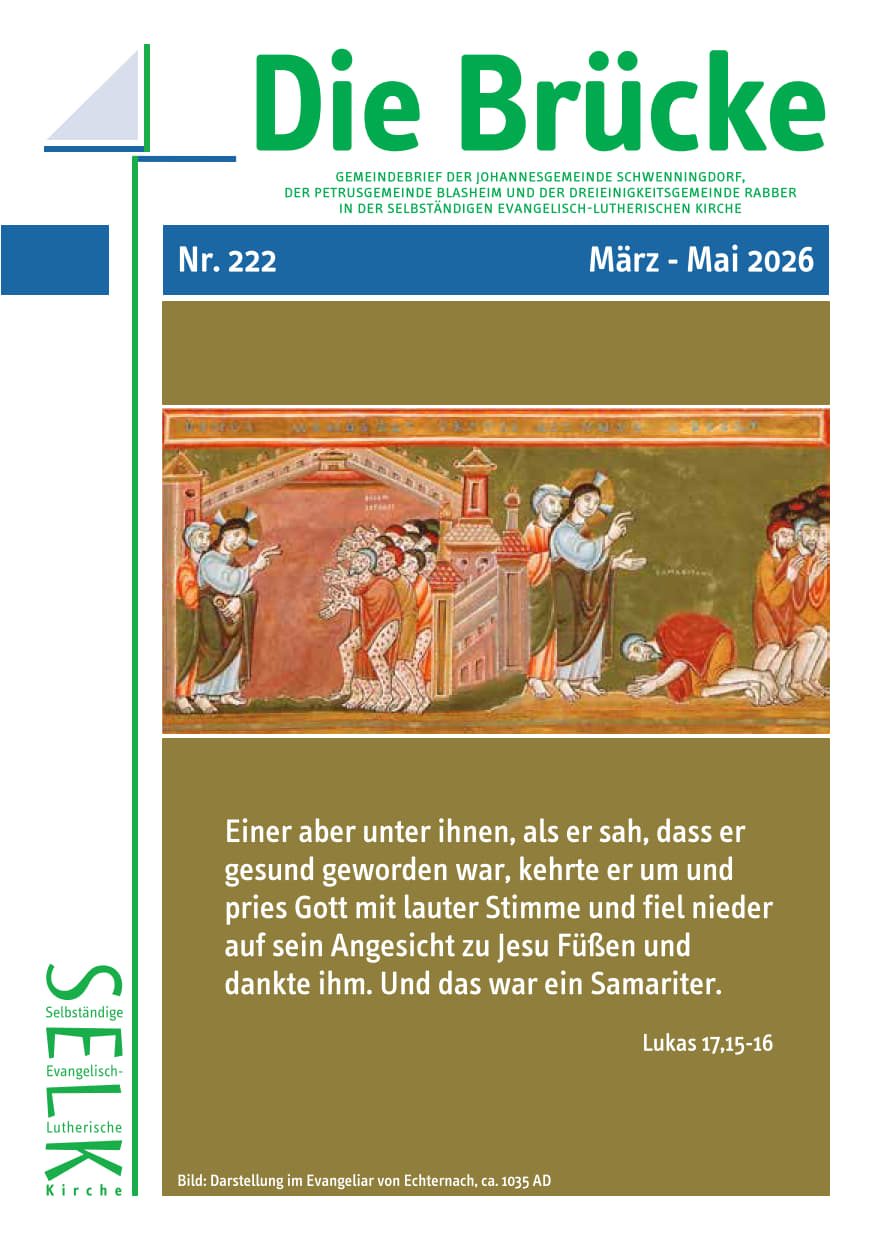 Gemeindebrief März – Mai 2026