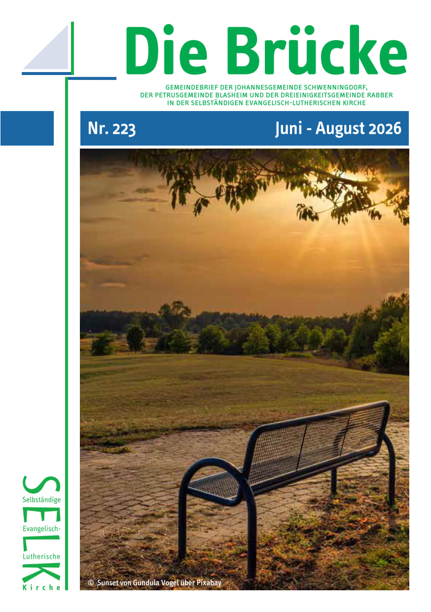 Gemeindebrief Juni – August 2026