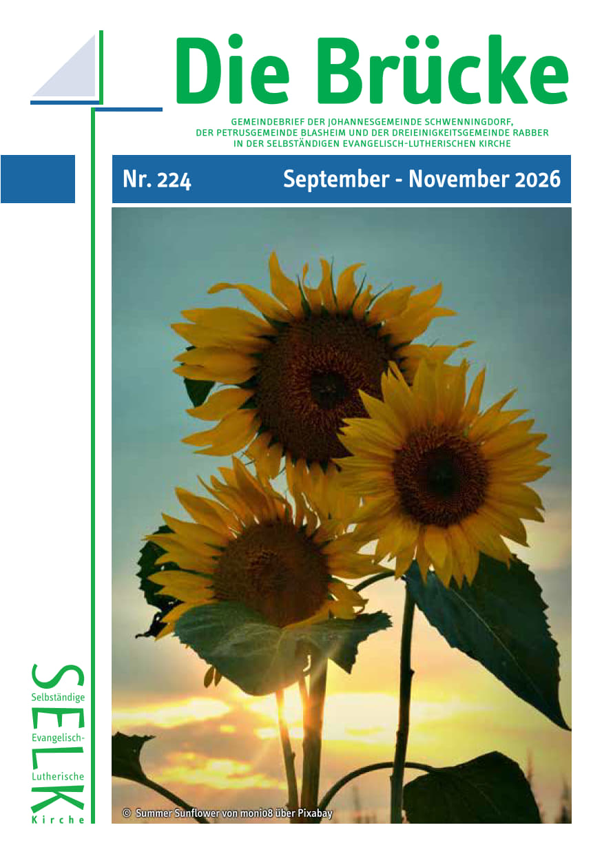 Gemeindebrief September – November 2026
